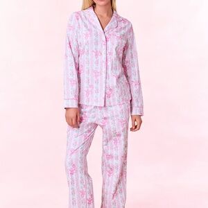 Heirloom Monkey Long Sleeve Polo Pajamas